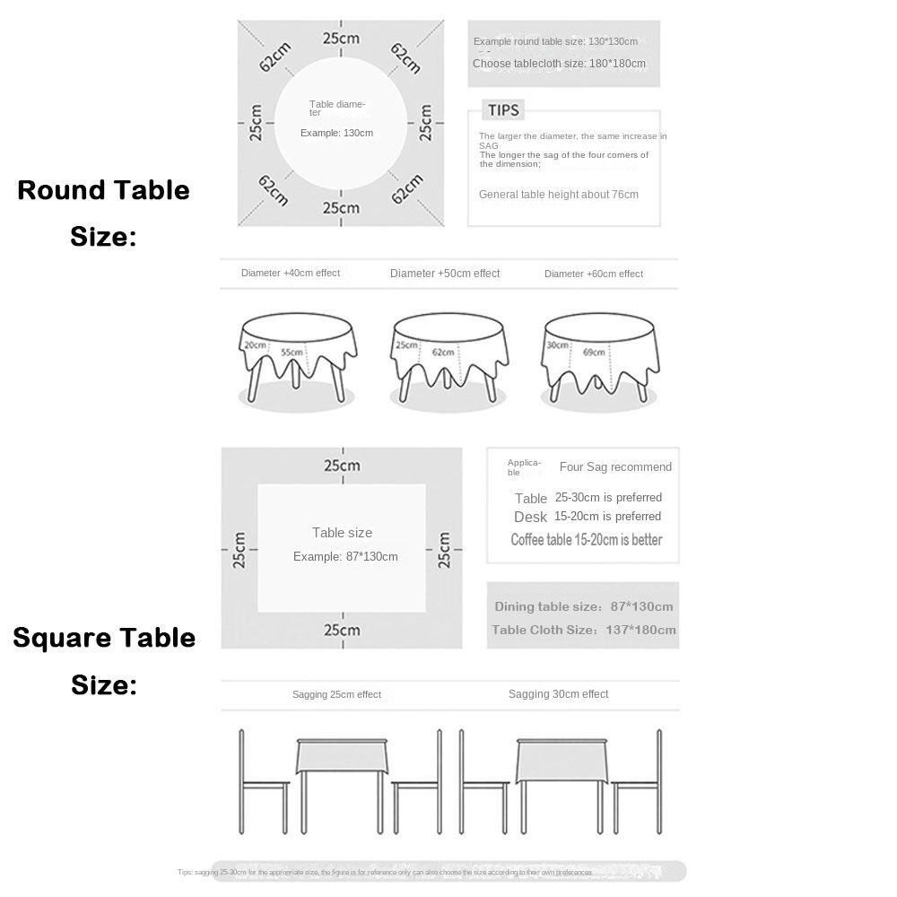 PEVA Tablecloth Thickened Table Cover Portable Red Festive Table Cloth  Home Decoration