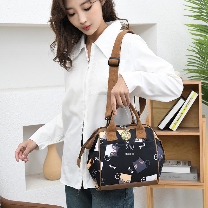 Compact Graffiti Mom & Baby Bag - Crossbody, Shoulder & Stroller Backpack with Insulation