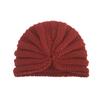 New Baby Fetal Hat, Baby Autumn and Winter Warm Knitted Hat, Children's Wool Hat Turban Hat
