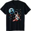 Kids 3 Year Old 3rd Space Rocket Astronaut Birthday Boys Girls T-Shirt