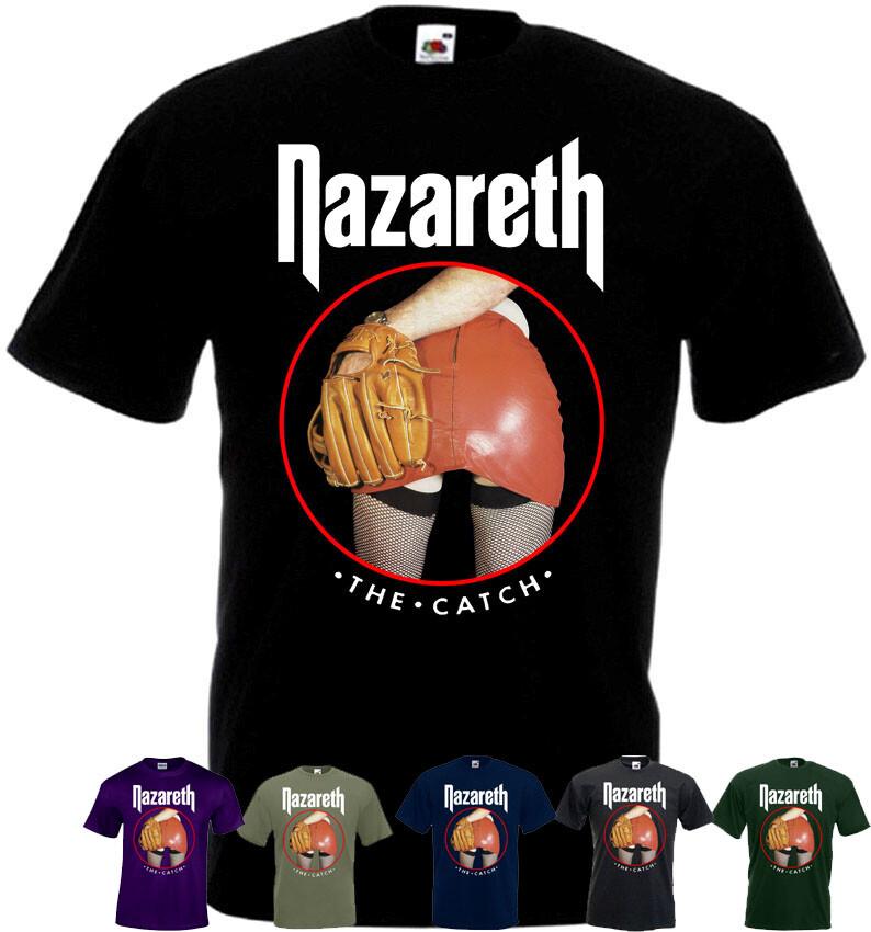 Nazareth The Catch t-shirt hard rock band black navy purple all sizes S-5XL