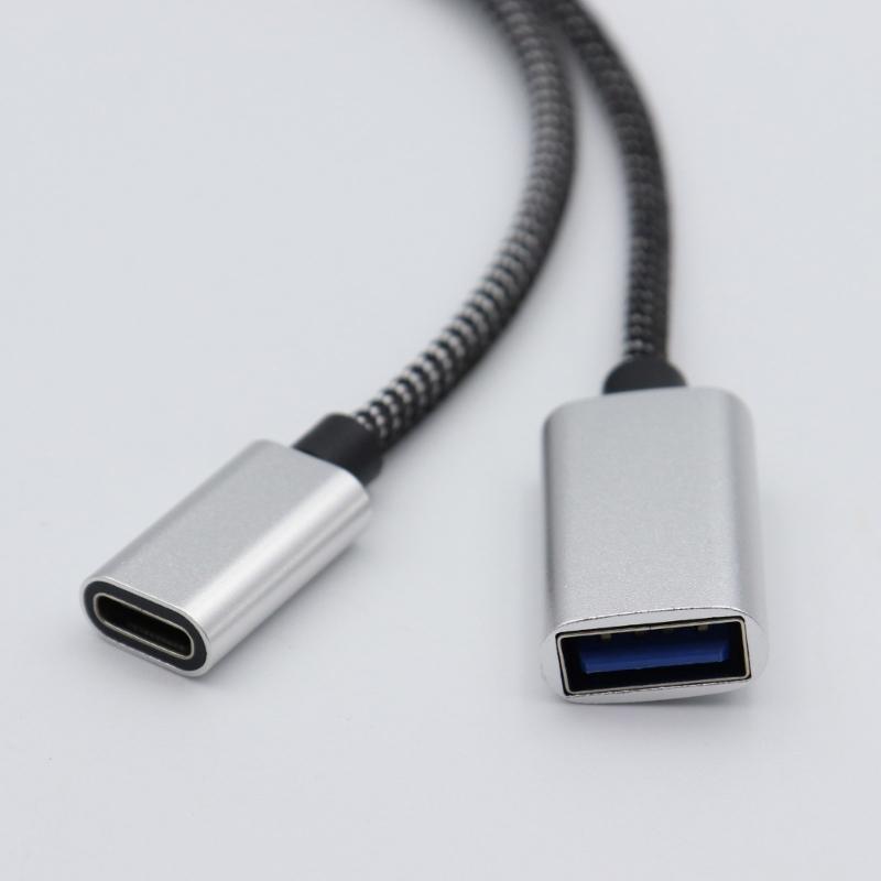 MultiDevice Connection USB C Male To 2 Female Y Splitter, 480Mbps Data Syncs And Charge Cord For Laptops,