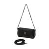 Daks Schwarze Dd Logo Leder Kette Schulter   Crossbody Tasche Dcwa6e761bk
