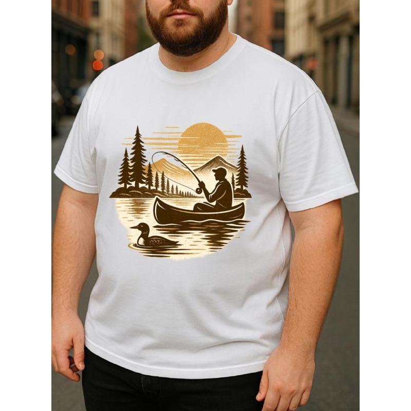 

Мужская футболка с принтом «Океанская волна и закат в лесу» - Быстросохнущая, короткий рукав, повседневная, с круглым вырезом, дизайн с природой, дышащая S белый