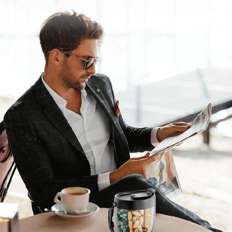 Precise Pills Dispensing Bottle For Daily Medication With Portable Size And Easy Measurement