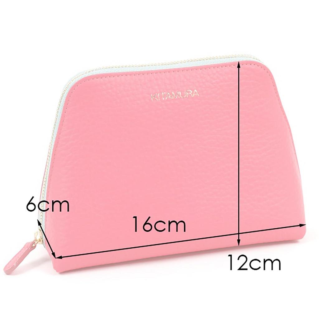 Color Combination Large Pouch PH0775 Blue 30211 [Kitamura] Green/Ice [Green]