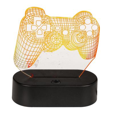 LED Pad Lamp for 3D Games for a Gamer Touch-sensitive Color-changing Night
