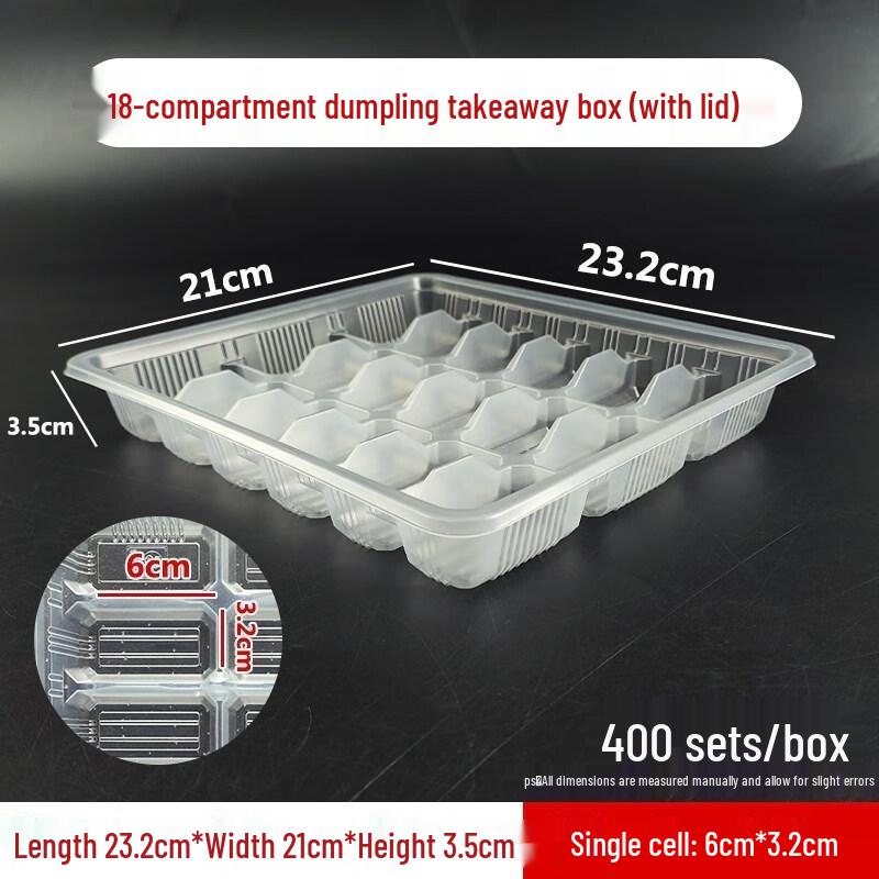 Yangge Einweg-Knödel-Takeout-Behälter mit Deckeln