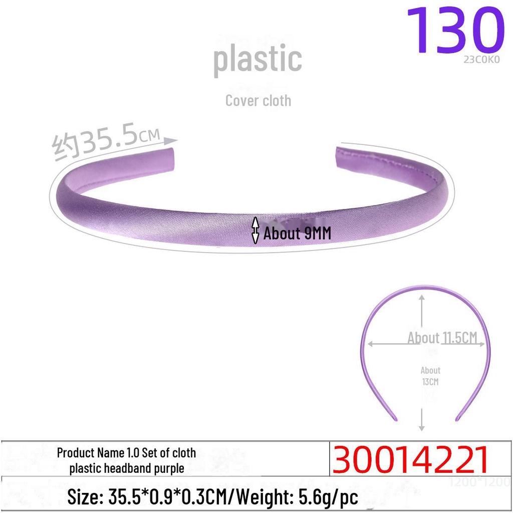 1.0CM Plastic Headband for DIY Hair Accessories