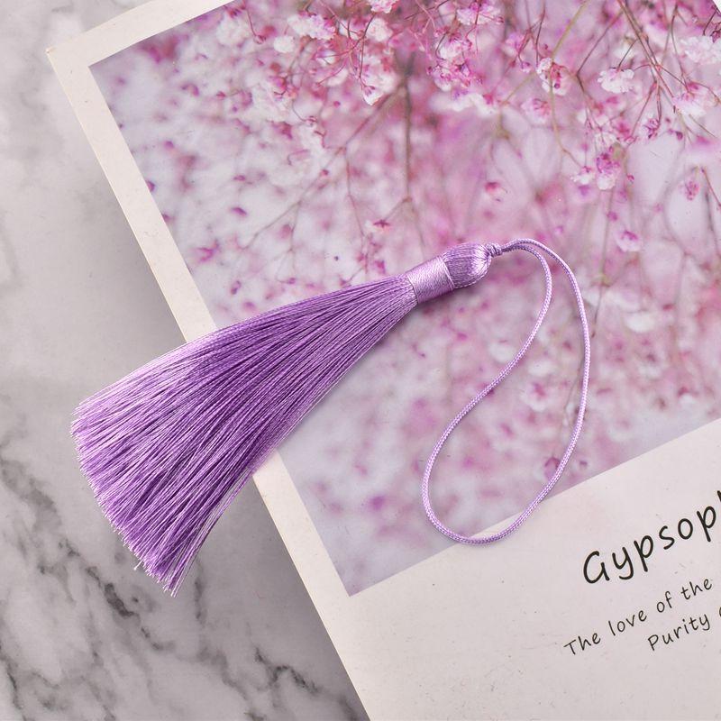 10CM Ice Silk Tassel Tassels Ancient Style Sachet Fan Pendant Bookmark Pendant Ear Diy Handmade Material Fringe Trim