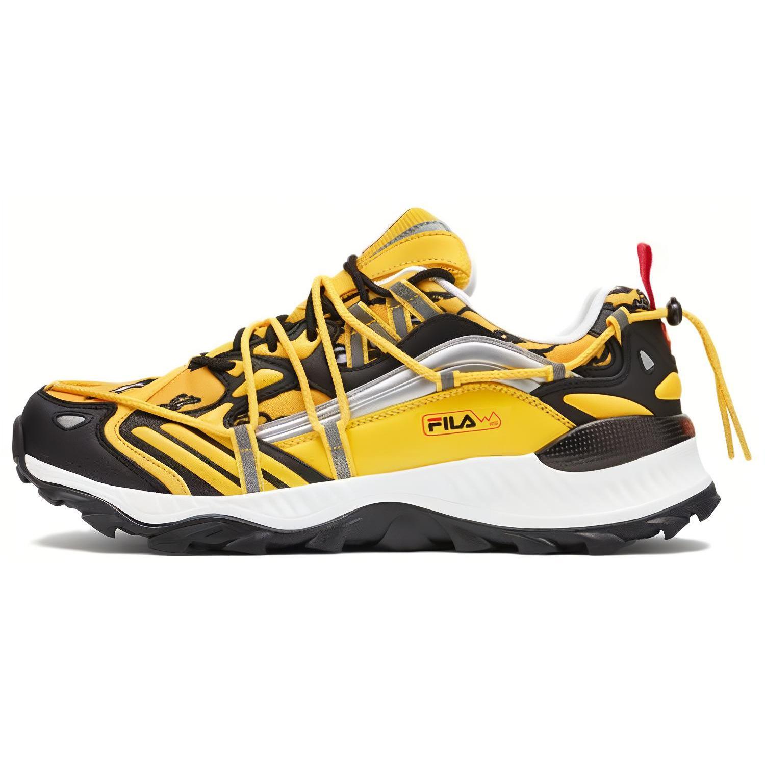 FILA Expeditions Leather Low top Casual Shoes Men s Yellow 1RM01547_702 42