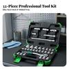 Socket Wrench Kit 72-Tooth Tools Sturdy for Garage