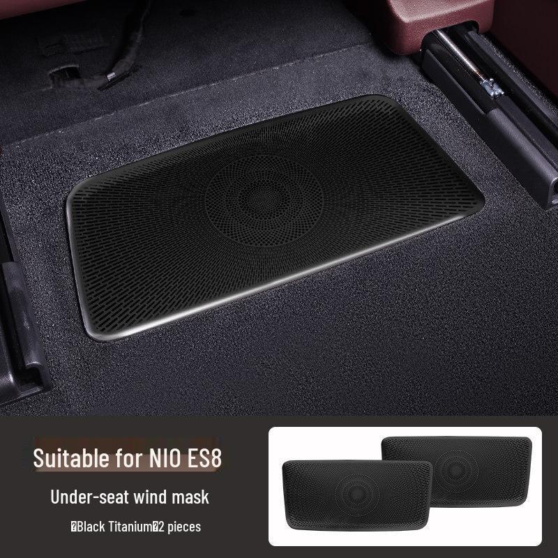 Under-Seat Air Vent Protector for 26 NIO ES8 Models - Rear AC Anti-Clog Cover Interior Accessory