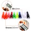 60pcs Insert G Nock Archery Carbon Fiberglass Arrow Nocks Internal Nocks For ID 4.2 mm Arrow Shaft 5