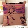 Cartoon Comic V-Vinland Sagapc 2 Pillow Case Natural Linen Organic Fabric Double-Sided Printing Sofa Home Decor Gift Pillow Case