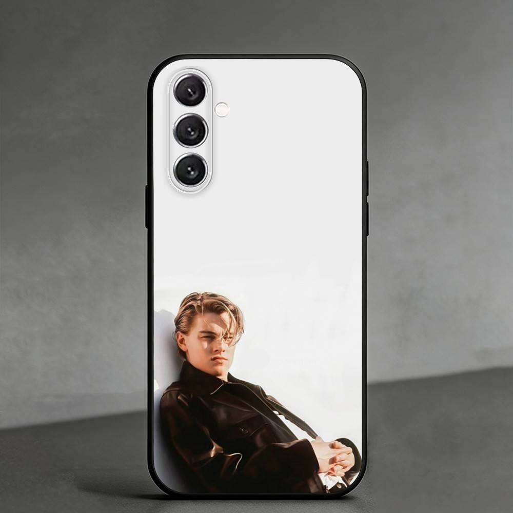 

L-Leonardo DiCaprio Phone Case For Samsung Galaxy A91,80,73,72 ,71,53,52,32 ,31,22,21s,20,Soft Black Case Samsung a21