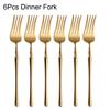 6/16/24/30Pcs Gold Tableware Stainless Steel 304 Cutlery Set Mirror Dinnerware Wedding Gift Hotel Home Dinner Party Flatware