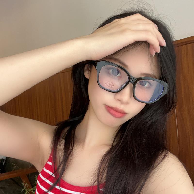 Fashion Sexy Cat Eye Reading Glasses Women Computer Anti Blue Light Prescription Glasses Finished Presbyopia Eyeglasses Plus +2