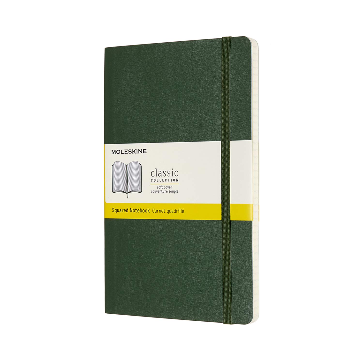 

Moleskine Notebook Classic Notebook Soft Cover Grid Large Size wide x 21cm Myrtle Green QP617K15 (13cm long)