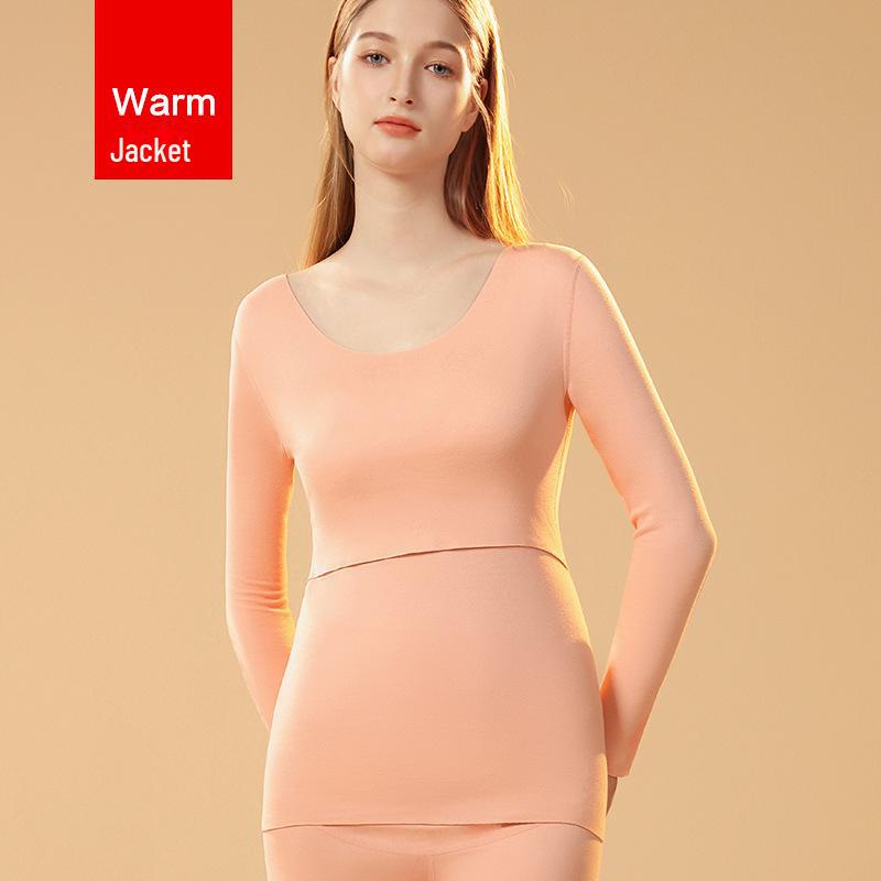 Německý sametový termální těhotenský top: Podzimní/Zimové kojící pyžamo a poporodní košile pro kojení