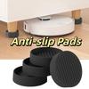 Round Shape Furniture Coasters Anti-Slip Design Chair Feet Stoppers Non Slip Caster Cups  Beds