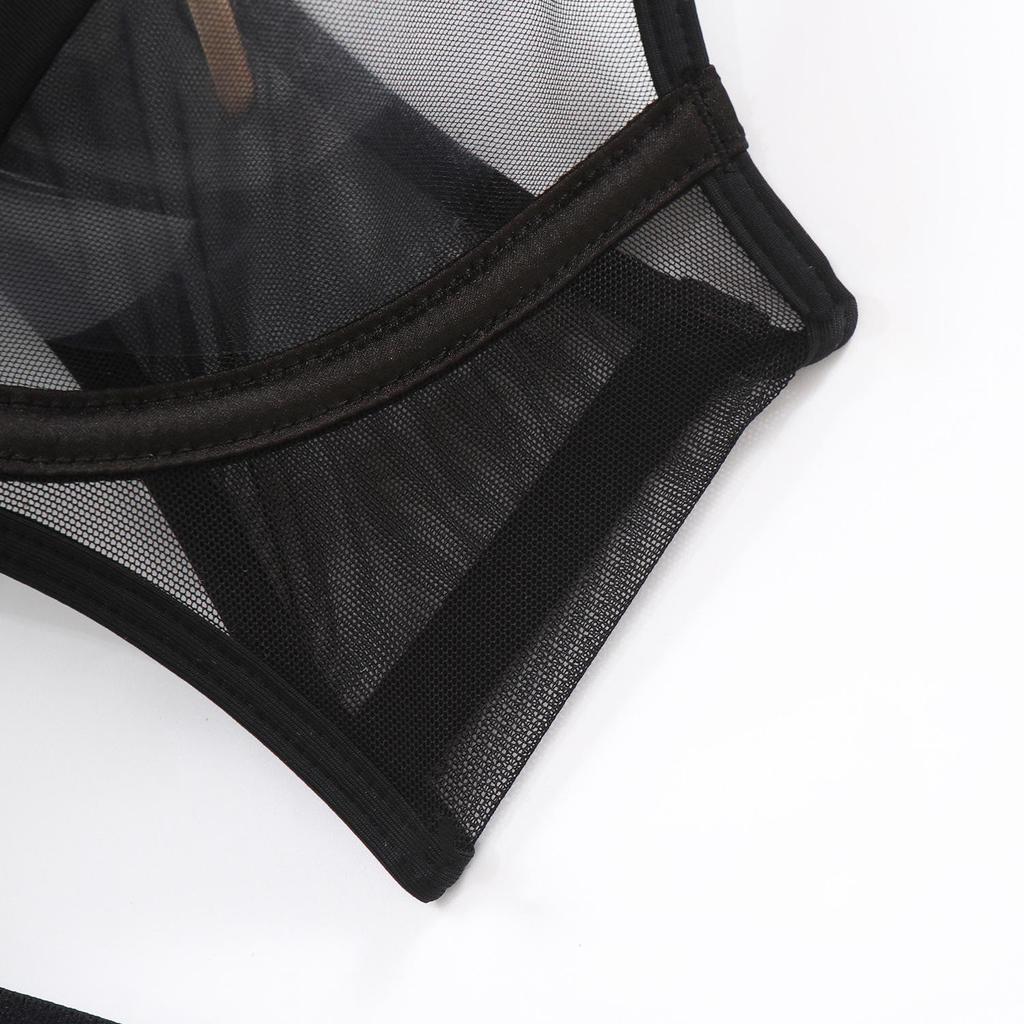 European & American French-Style Sexy Bra Set: Wearable As Outerwear, Thin & Supportive