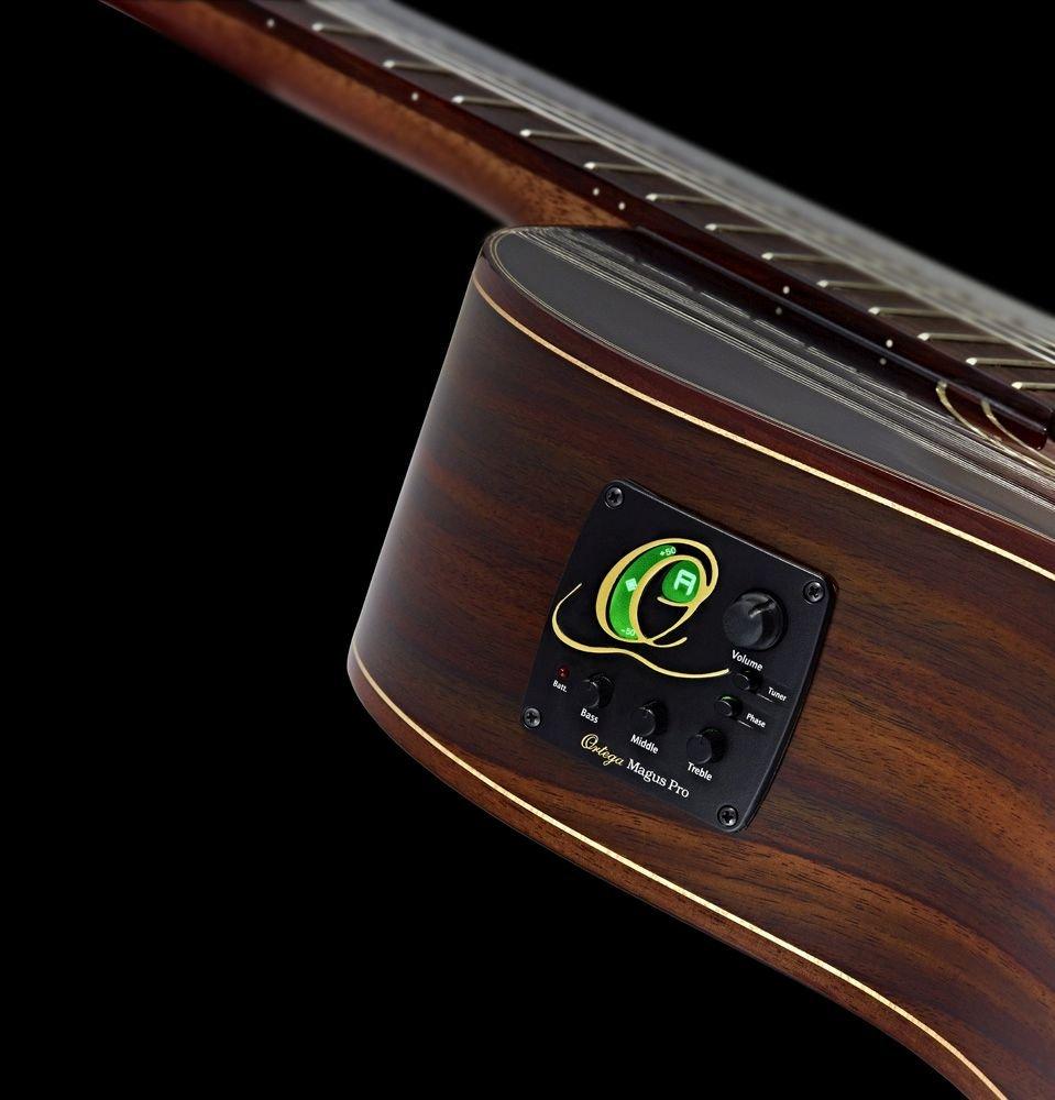 ORTEGA Classic Guitar FAMILY Series PRO Solid Spruce Top Electric Specification RCE145LBK Bag Left-handed (Gig Included) []