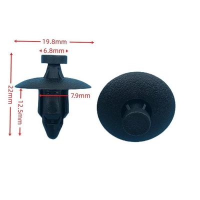 8mm Snap Fastener Fender Bumper Clip for Honda, Nissan, Volvo