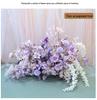 Purple Themed Wedding Arch Decoration: European Style Artificial Floral Art