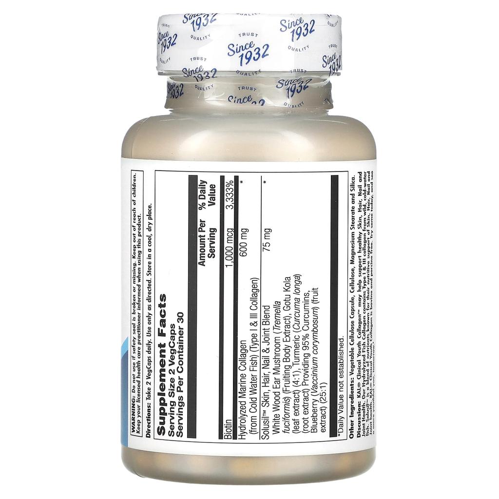 Clinical Youth Collagen, 60 Veggie Capsules