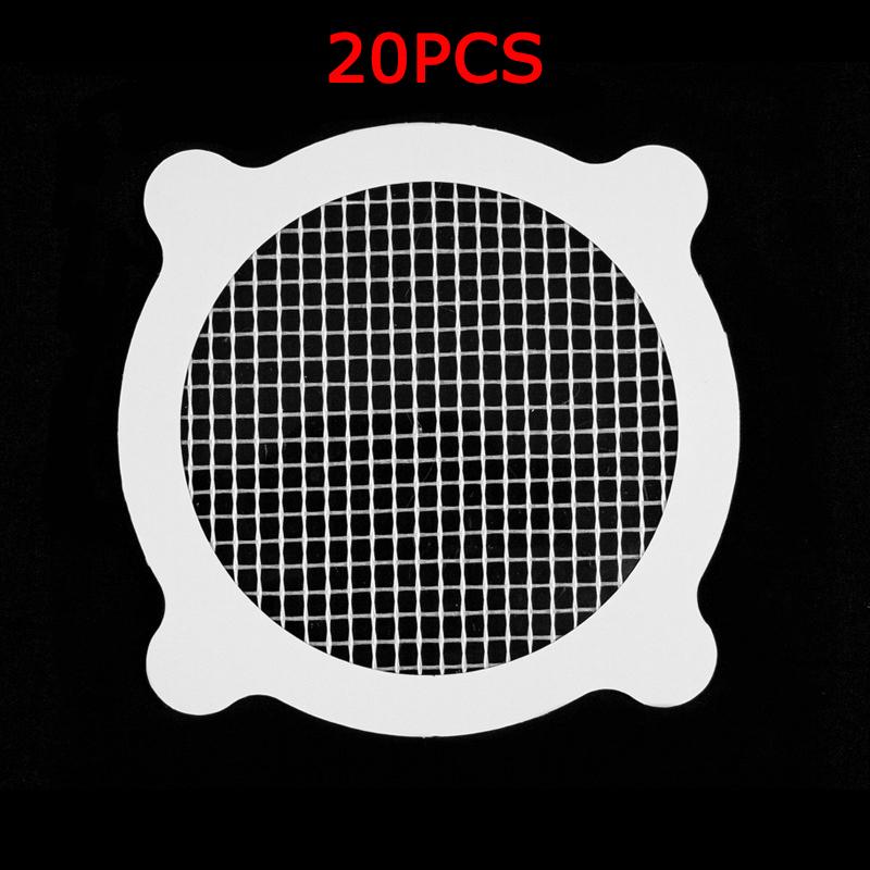 WTEMPO 20PCS 4 Styles Disposable Bathroom Shower Floor Drain Cover Hair Catcher Anti Clogging Filter Mesh Stickes