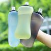 Foldable Wrist Water Bottle 12oz/350ml Hands-Free Silicone Sports Bottle BPA-Free Leakproof Running/Cycling/Climbing Hydration