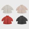 Wulibu Girls' Stylish Mid-Length Down Jacket with Ribbed Cuffs - 2025 Winter Collection