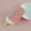 Soft Fake Popsicle Ice Cream Toys With Colorful Sprinkles Reusable For New Year Party Decor Food Model Teaching Aids