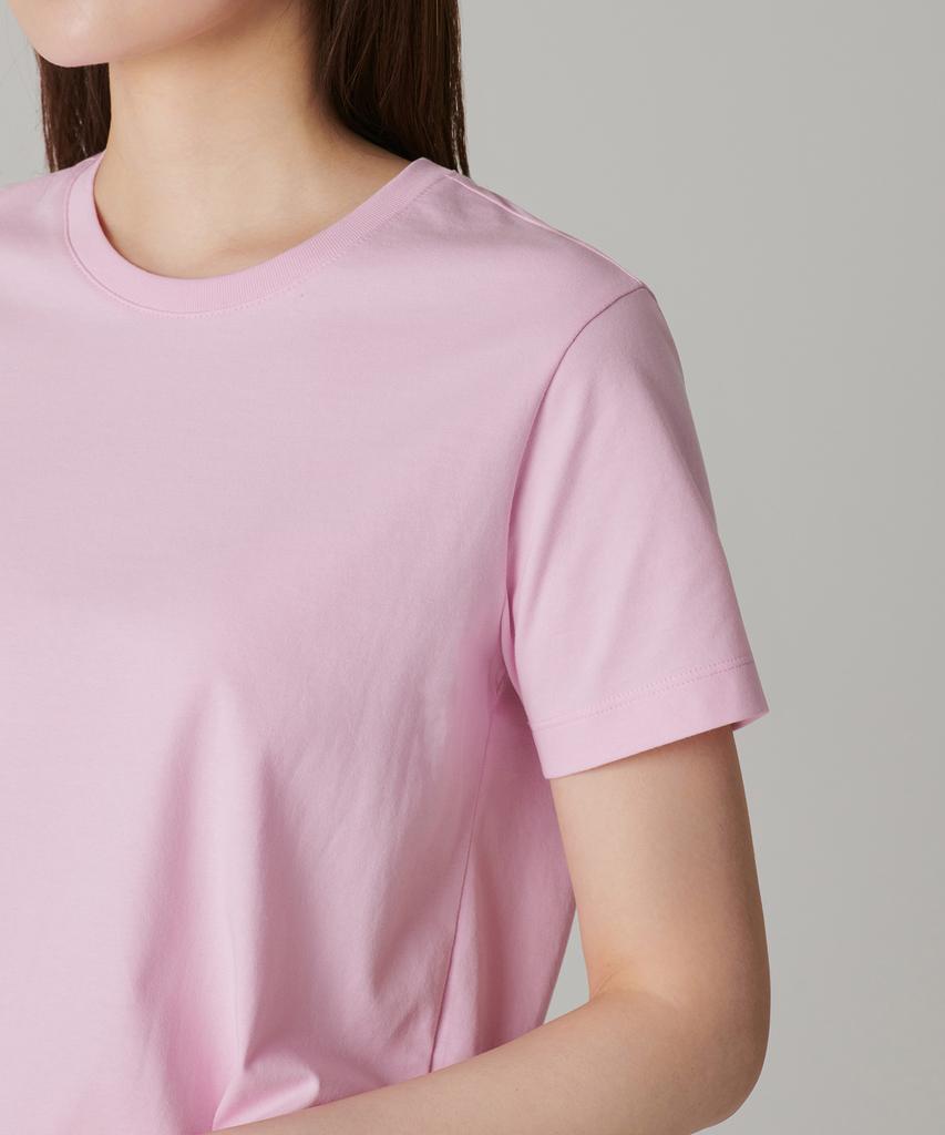 MUSINSA STANDARD WOMAN [Cooltandard] Women'S Basic Crew Neck T-Shirt [Pink]