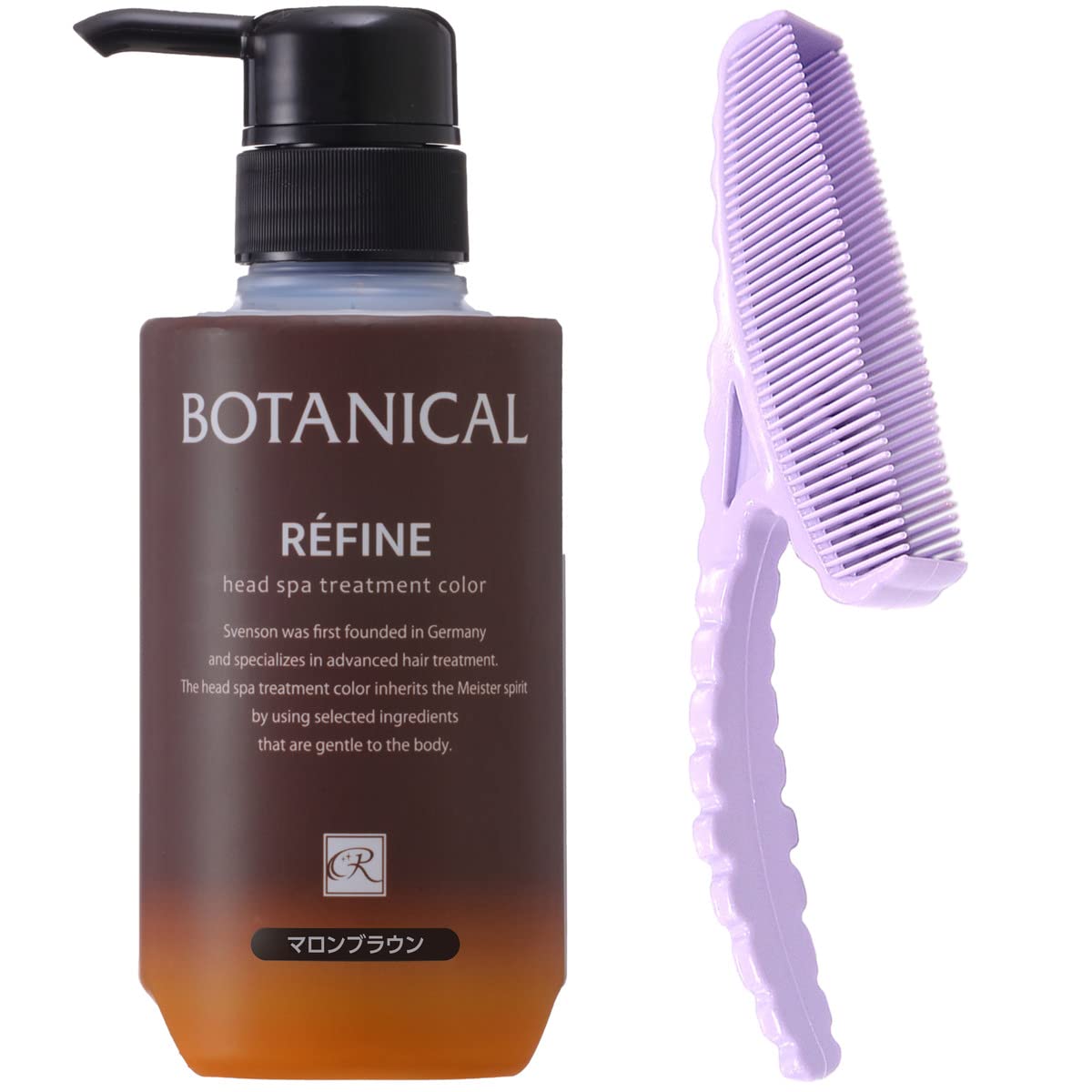 

серый Refine Head Spa Color Treatment R4 300 г Недиаминовый гипоаллергенный Maron [Для волос] (1 шт., Коричневый)