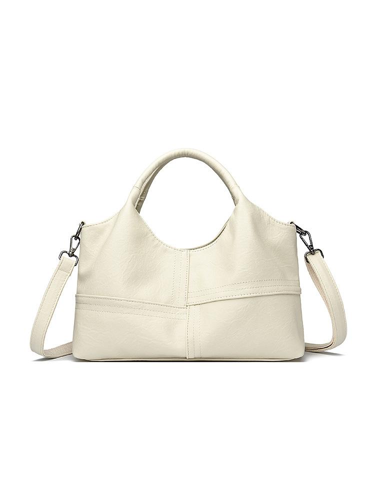 

New vegetable basket tote bag women s bag, soft leather portable large-capacity oblique span bag