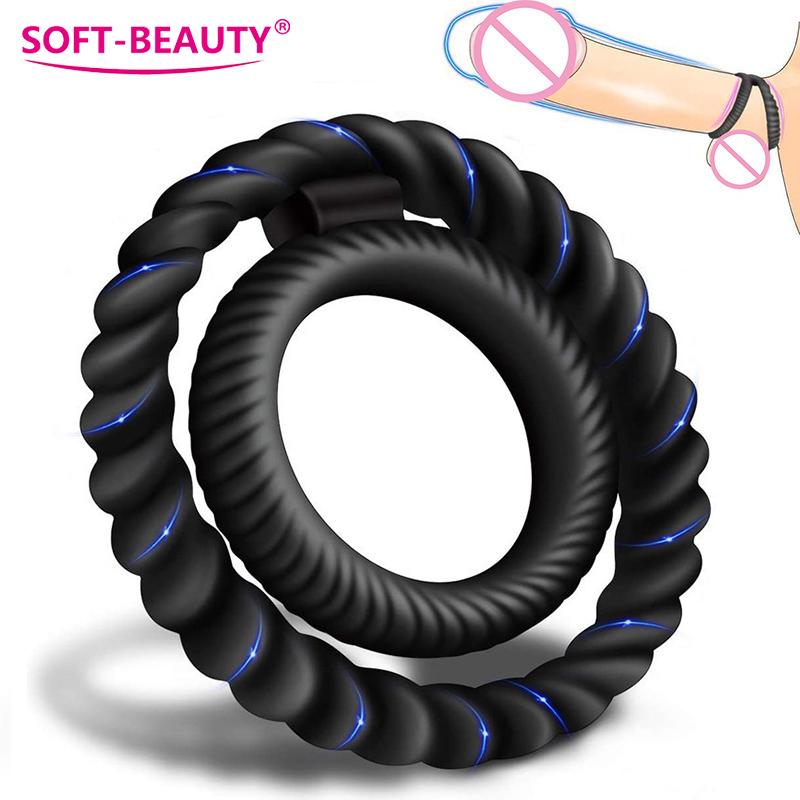Penis Ring Silikon Samen Lock Ring Verzögerung Ejakulation Hohe Elastizität Zeit Anhaltende Cock Ring Sex Spielzeug Für Männer Paare Erwachsene 18 +