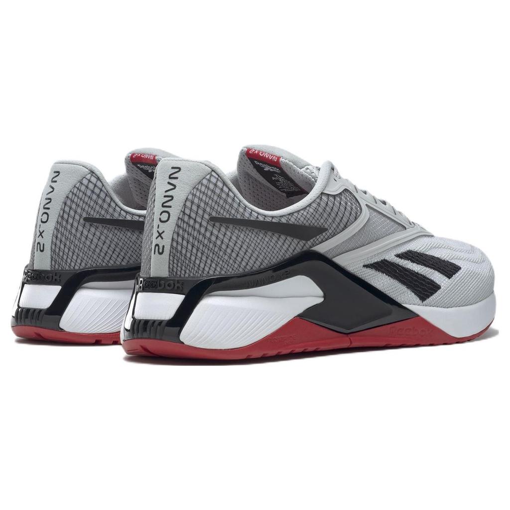 Reebok Nano X2 White Pure Grey Men Sneakers Footwear-White Pure-Grey-2 Vector-Red GX8757