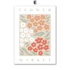 Nordic Simple Wall Art Abstract Colorful Flower Bohemian Canvas Poster Printing Home Bedroom Living Room Decoration Gifts