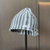 Personalized Trend Striped Knitted Pullover Hat Women'S Season Foreign Gas Bucket Hat Parent-Child Warm Wool Hat