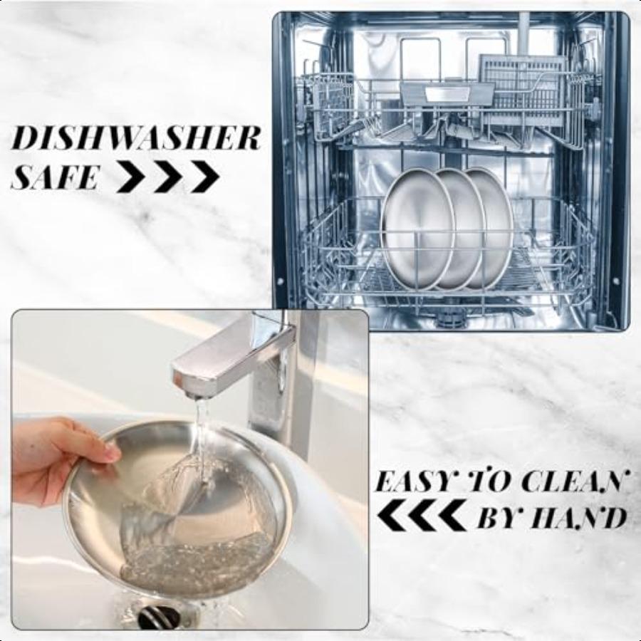 12 Pieces Stainl Steel Whisker Friendly Cat Bowl Shallow Cat Food Dish 6.7 Inch Wet Feeding Bowls Flat Pet Dish Small Pet Plate