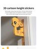 Removable 3d Three-dimensional Cartoon Height Stickers Self-adhesive Children's Magnetic Suction Baby Height Wall Stickers
