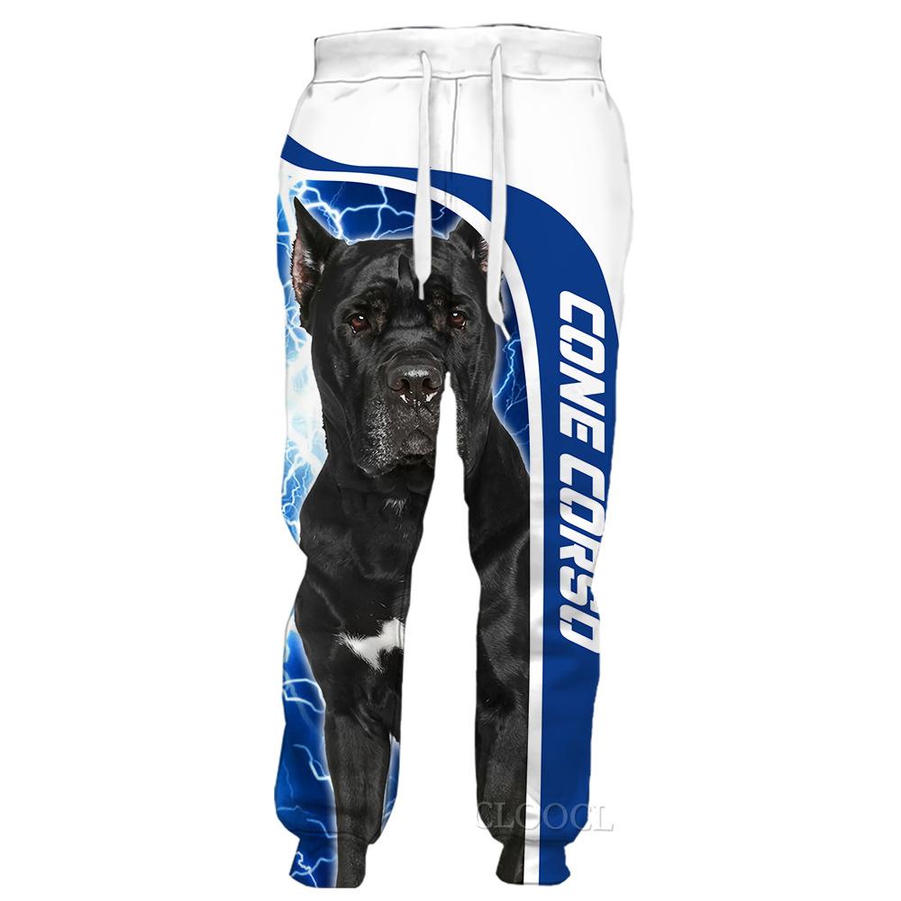Frühling Herbst Mode Herren Hosen Mode Tier Foxhound 3D Druck Hosen Casual Jogginghose Streetwear Männer Kleidung S-6XL