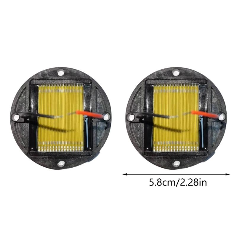 2PCS 65mm Air Motion Loudspeakers Super Belt Type Tweeters Horns for Clear and Detailed Auditory Loudspeaker