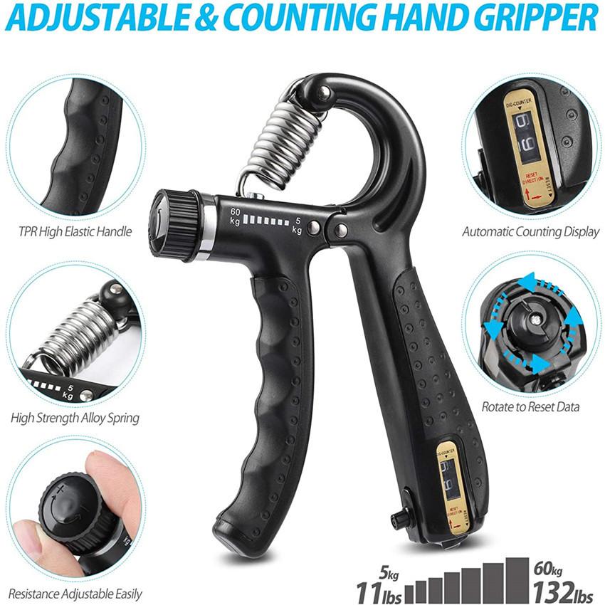 Hot Selling Adjustable Hand Grips Spring Finger Pinch Carpal Expander Wrist Finger Strength Training Fitness Equipment