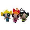 3pcs/lot 10cm Cartoon Anime Powerpuff Girls Plush Toys Cute Blossom Buttercup Bubbles Stuffed Plush Dolls Gifts for Childr