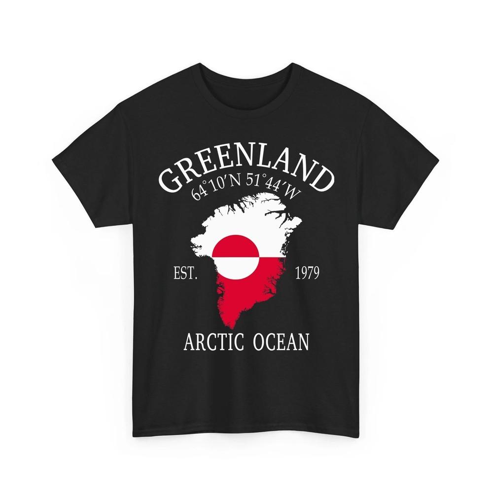 Greenland Shirt Greenland Est 1979 Arctic Ocean Proud Greenlandian TShirt Unisex T-Shirt XXXXL
