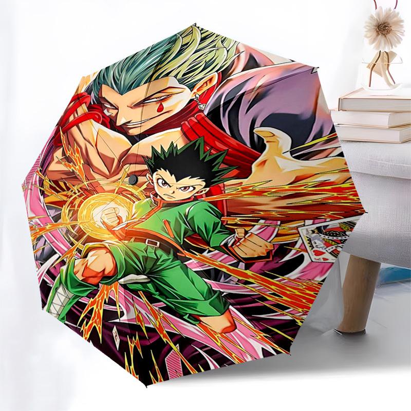 

1pc Deck of Cards Themed Automatic Opening Folding Umbrella with 8-Bone Iron Frame, Perfect for Fans, Travel, Daily Use, and Festive Gifts!I029