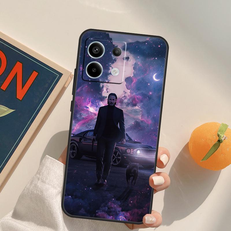 John Wick Funda For Xiaomi Redmi Note 13 Pro 9 10 11 12 14 Pro 10S 11S 12S Redmi 14C 13C 10C 12C Case